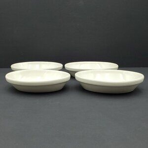 Tuxton Small Oval Ivory Bowls Eggshell Monkey Dishes
